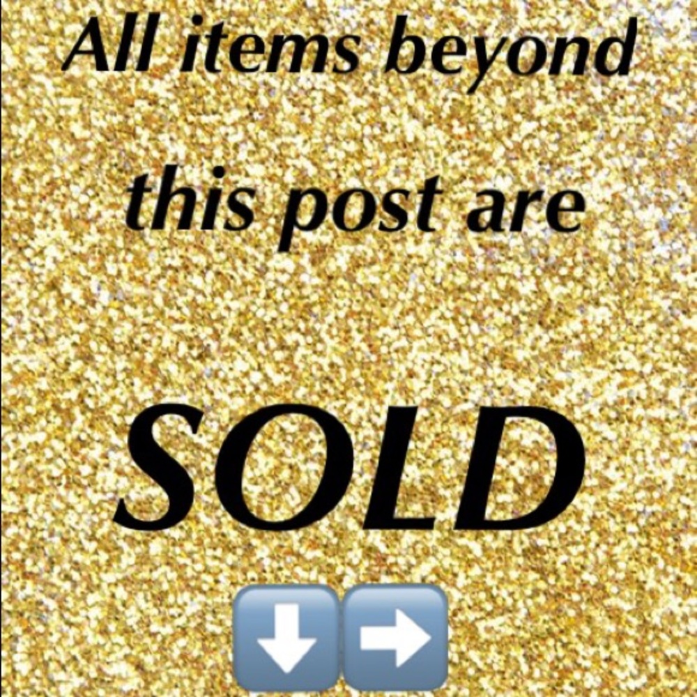 ⬇️ Everything below here is sold ⬇️